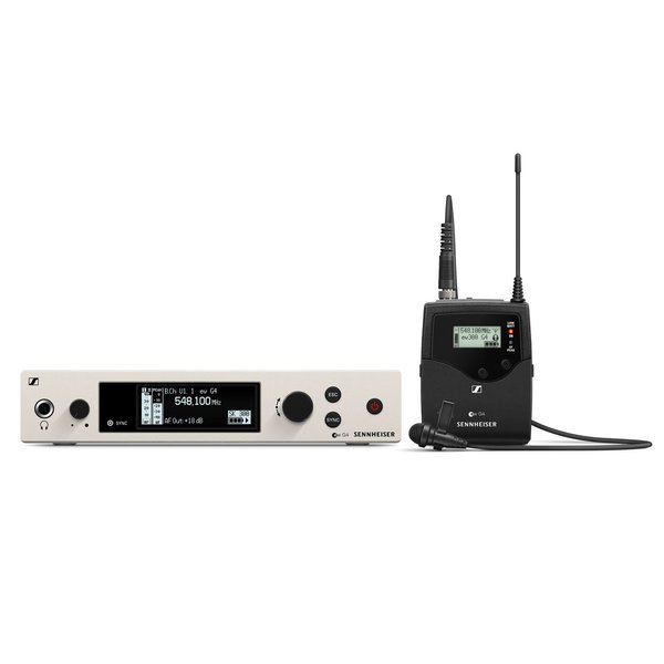 WIRELESS LAPEL SYSTEM INCLUDES (1) SK 300 G4-RC BODYPACK TRANSMITTER, (1) ME 2-II LAVALIER MIC